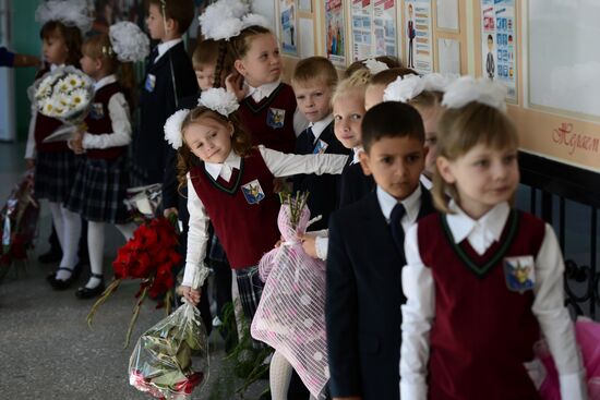 New school year starts in Russia