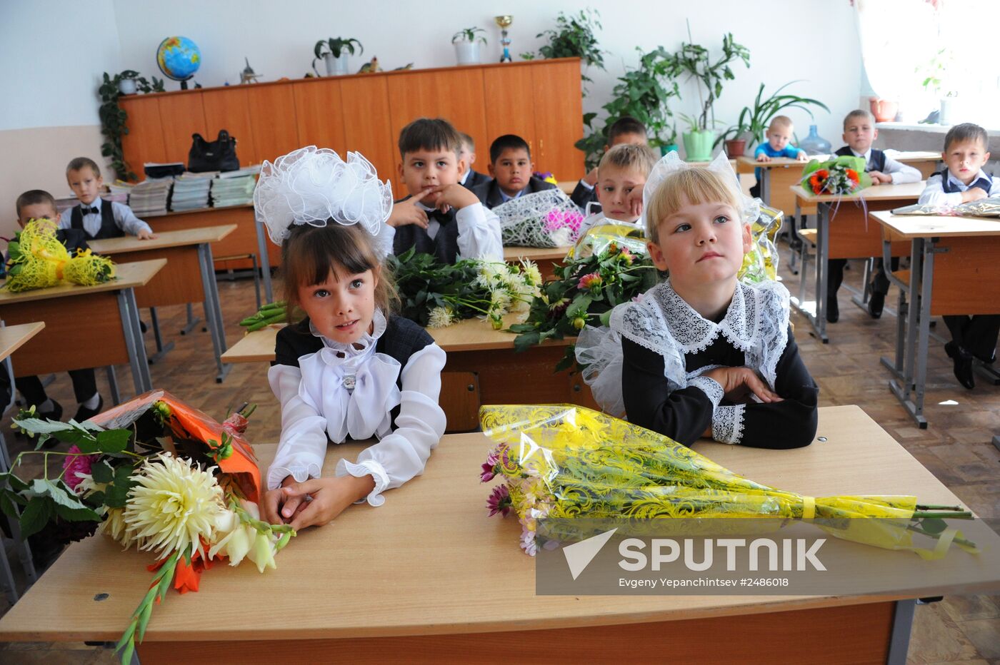 New school year starts in Russia