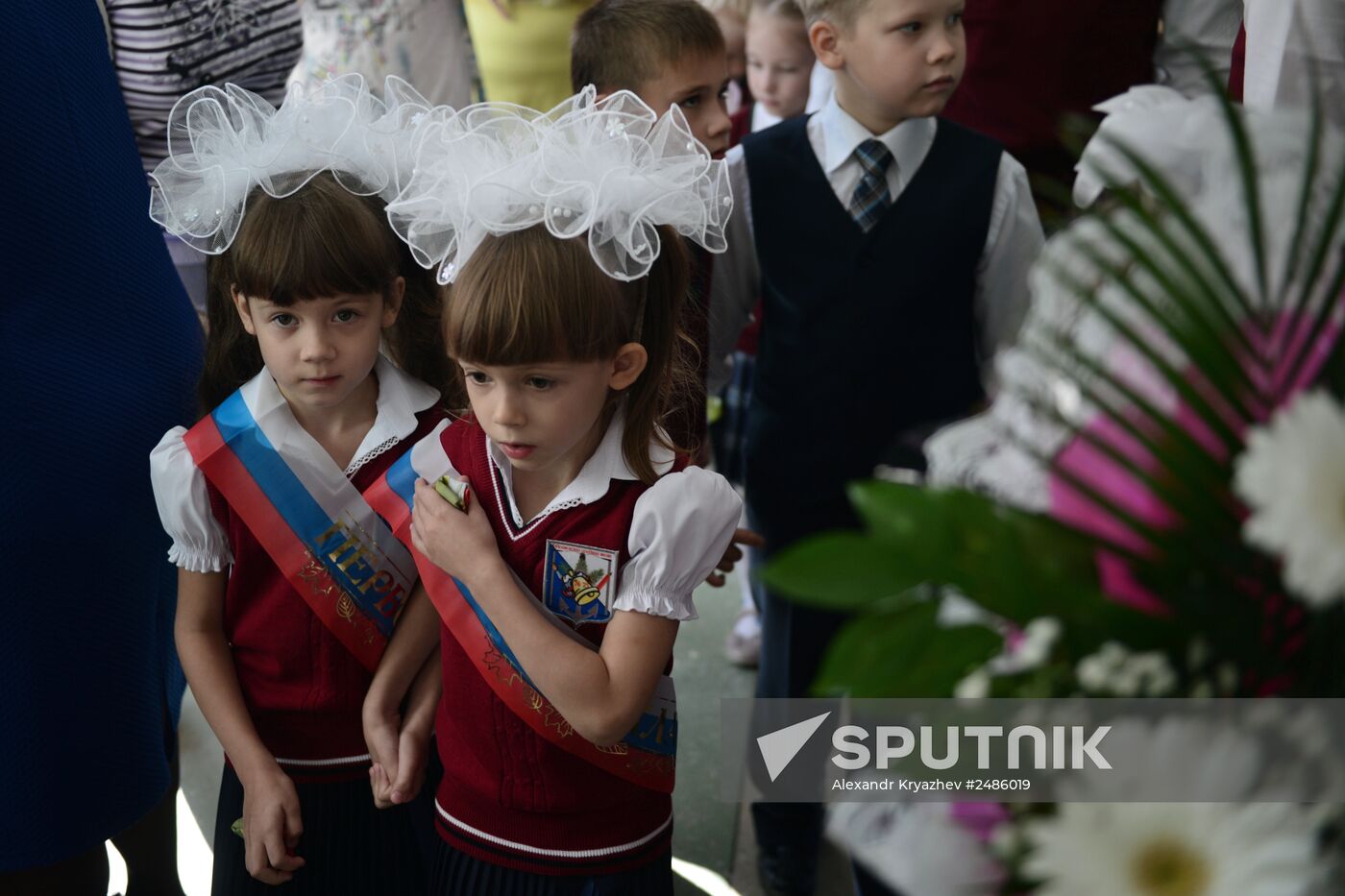 New school year starts in Russia