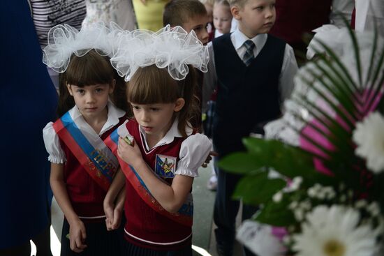 New school year starts in Russia