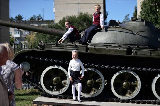 New school year starts in Russia