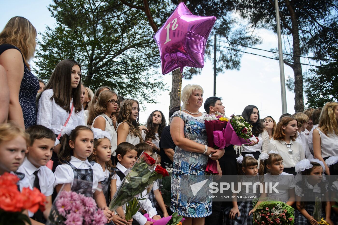 Start of a new school year in Russia