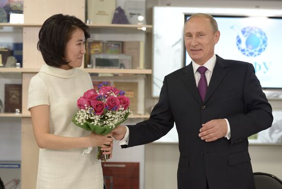 Vladimir Putin visits Far Eastern Federal District