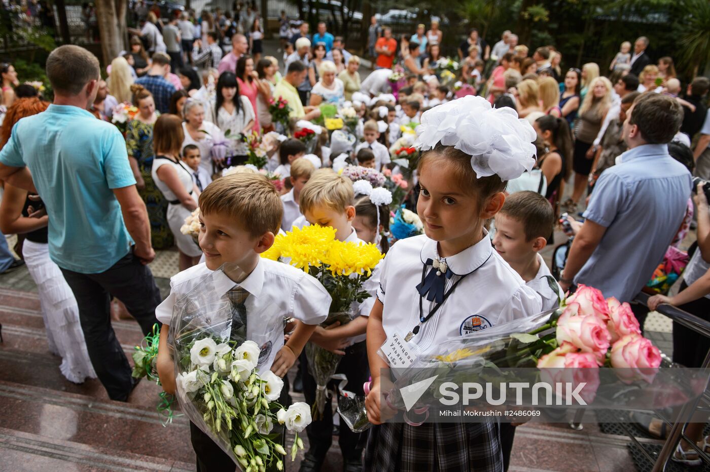 New school year starts in Russia