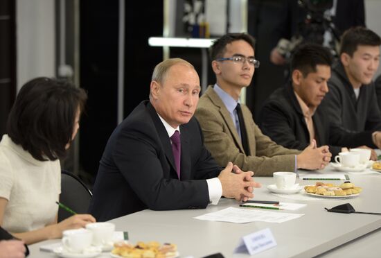 Vladimir Putin visits Far Eastern Federal District