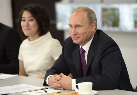 Vladimir Putin visits Far Eastern Federal District