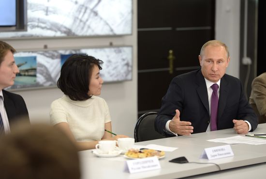 Vladimir Putin visits Far Eastern Federal District