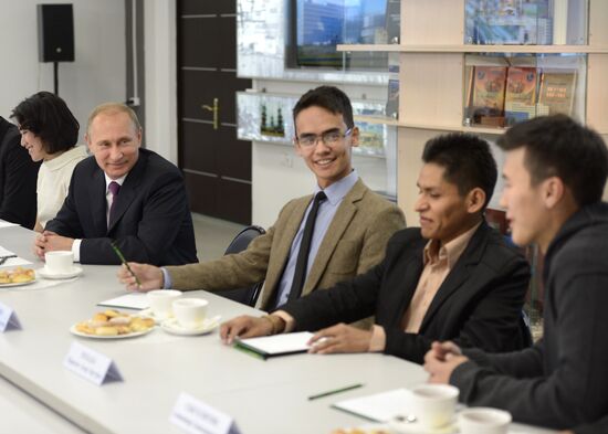 Vladimir Putin visits Far Eastern Federal District