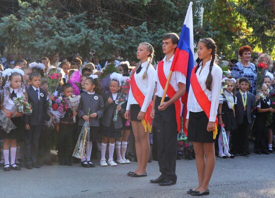New school year starts in Crimea