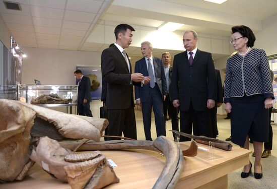 Vladimir Putin visits Far Eastern Federal District