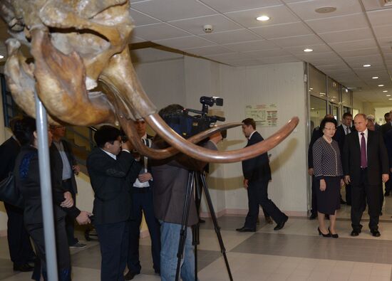 Vladimir Putin visits Far Eastern Federal District