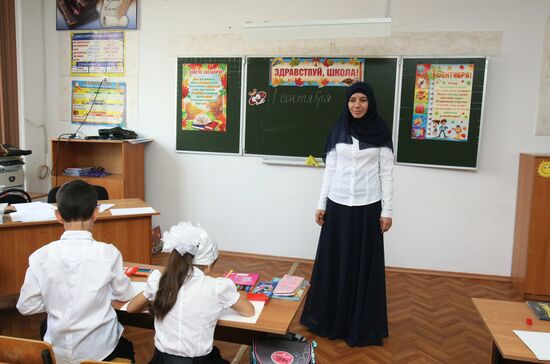 New school year starts in Russia