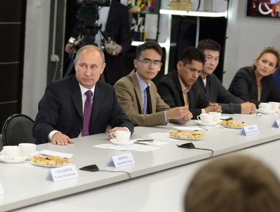 Vladimir Putin visits Far Eastern Federal District