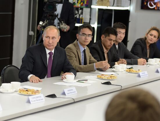 Vladimir Putin visits Far Eastern Federal District