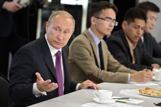 Vladimir Putin visits Far Eastern Federal District