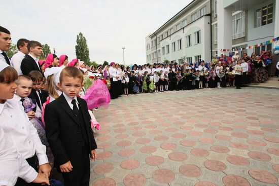 New school year starts in Russia