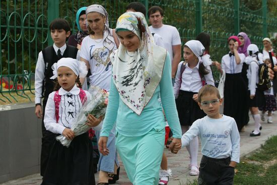 New school year starts in Russia