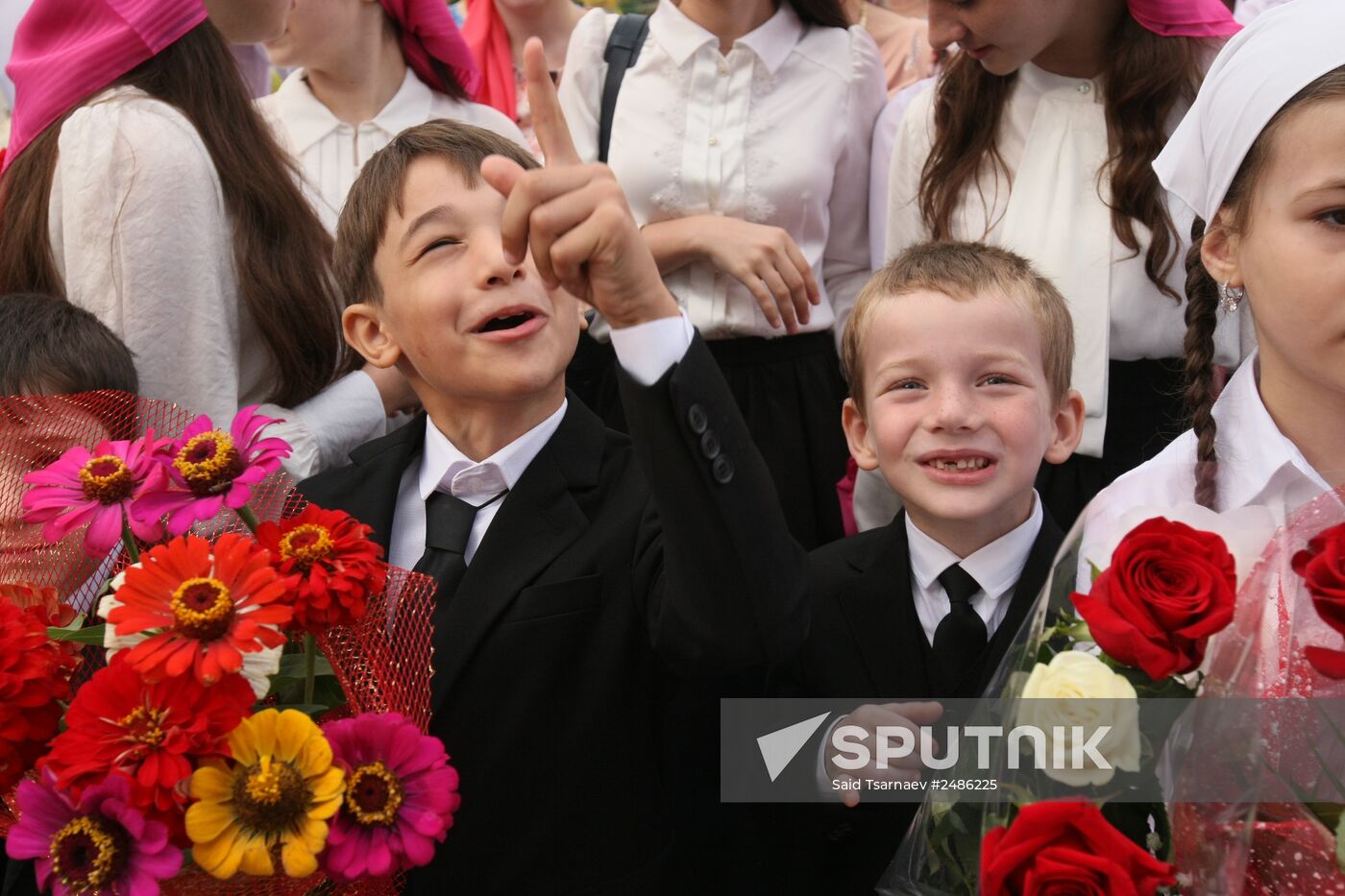 New school year starts in Russia