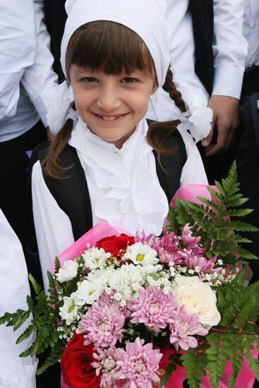 New school year starts in Russia