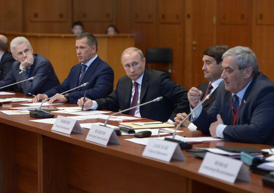 Vladimir Putin visits Far Eastern Federal District