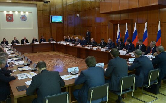 Vladimir Putin visits Far Eastern Federal District