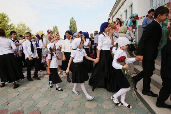 New school year starts in Russia