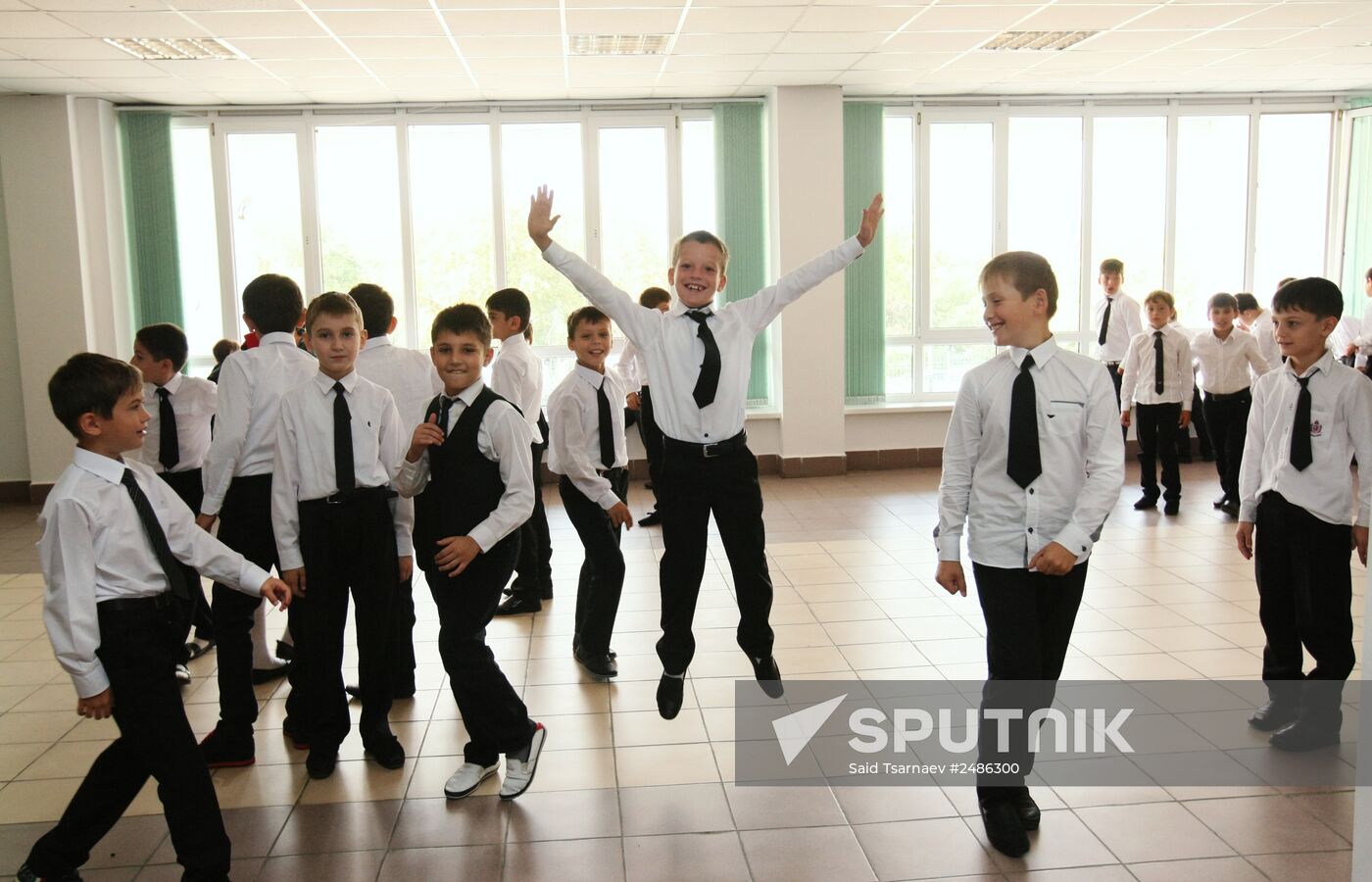 New school year starts in Russia