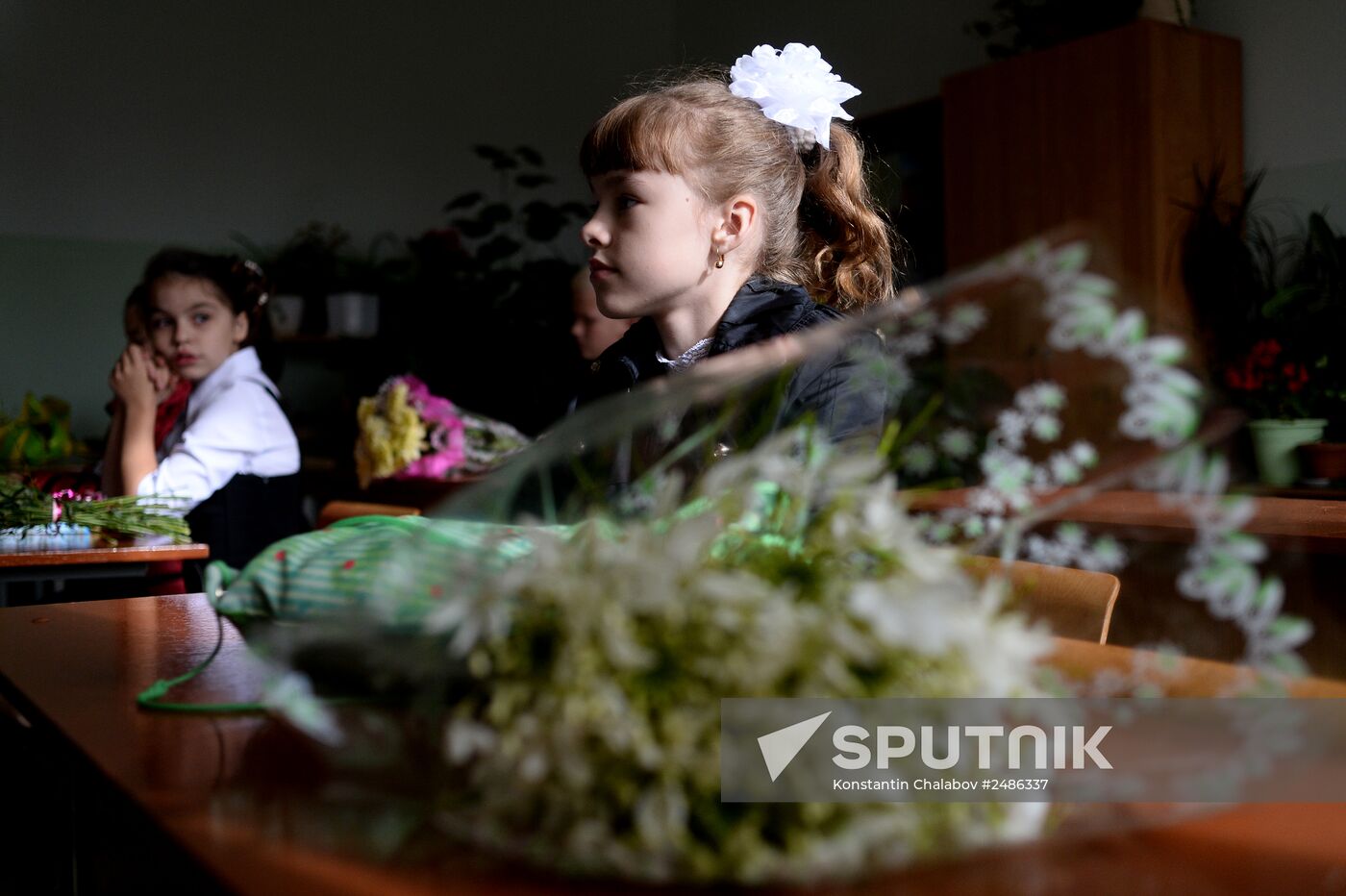 First of September for Ukrainian refugee girl Elizaveta Koshuba