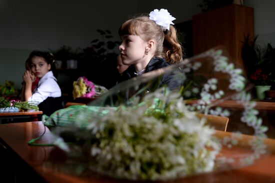 First of September for Ukrainian refugee girl Elizaveta Koshuba