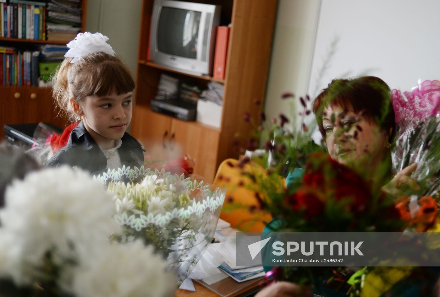 First of September for Ukrainian refugee girl Elizaveta Koshuba