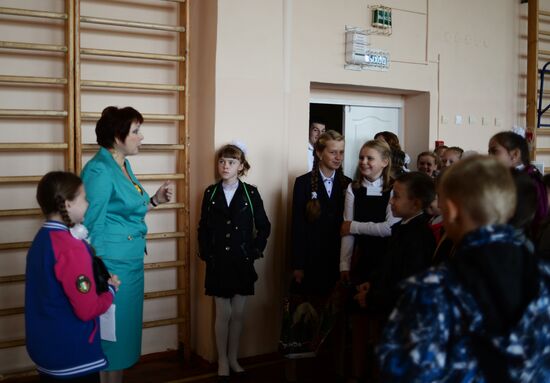 First of September for Ukrainian refugee girl Elizaveta Koshuba