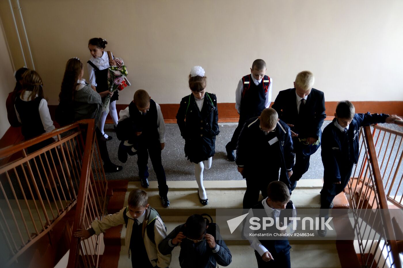 First of September for Ukrainian refugee girl Elizaveta Koshuba