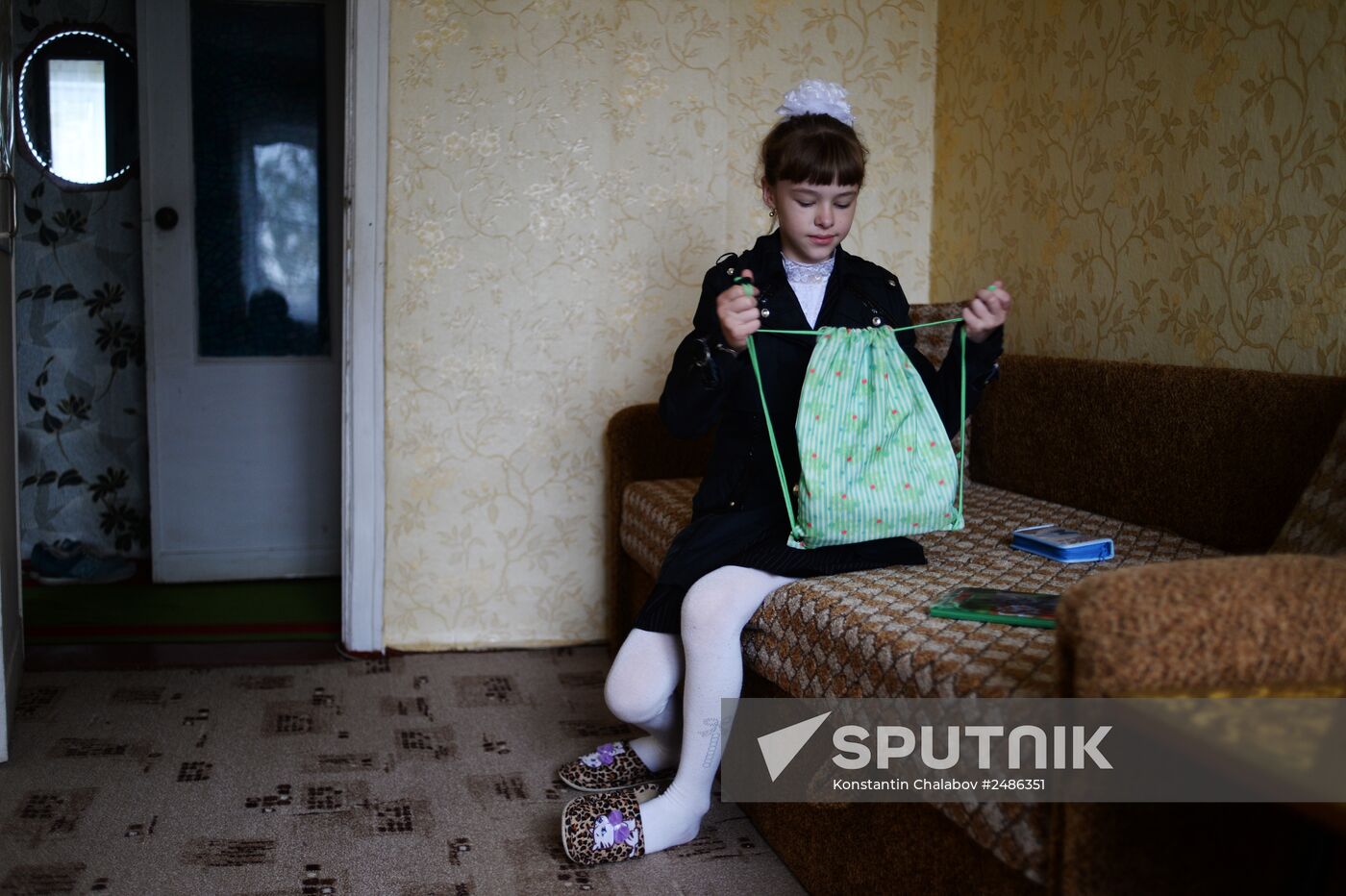 First of September for Ukrainian refugee girl Elizaveta Koshuba