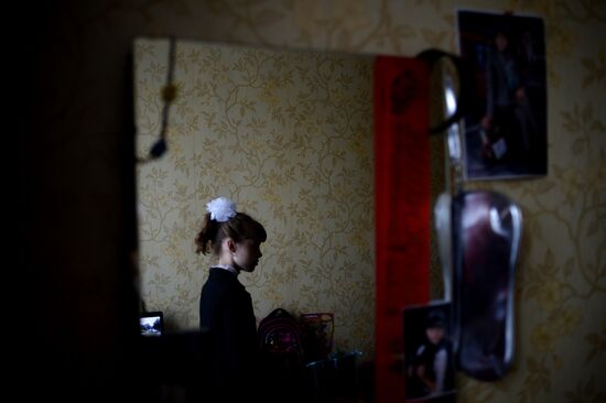 First of September for Ukrainian refugee girl Elizaveta Koshuba