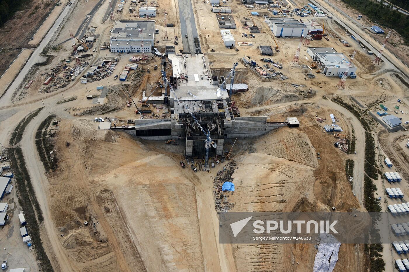 Dmitry Rogozin's visit to Vostochny space center under construction