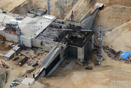 Dmitry Rogozin's visit to Vostochny space center under construction