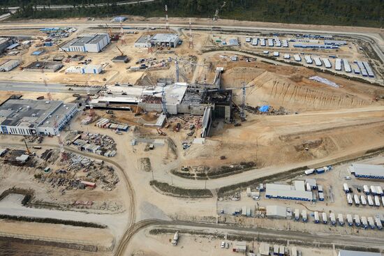Dmitry Rogozin's visit to Vostochny space center under construction