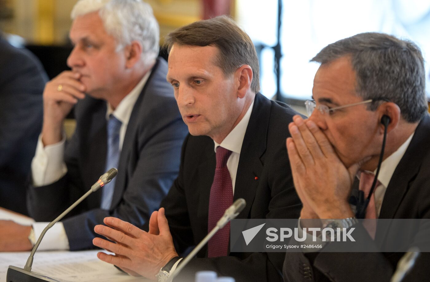 Chairman of State Duma of Russia S.Naryshkin visits France