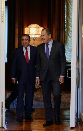 Sergey Lavrov meets with Mongi Hamdi