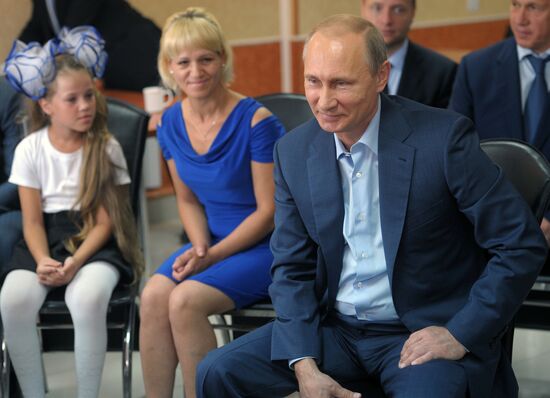 Vladimir Putin's visit to Amur Region