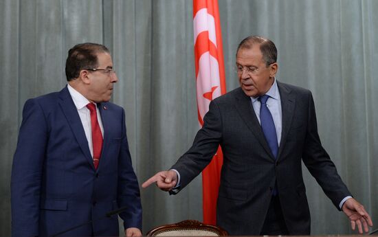 Sergey Lavrov meets with Mongi Hamdi