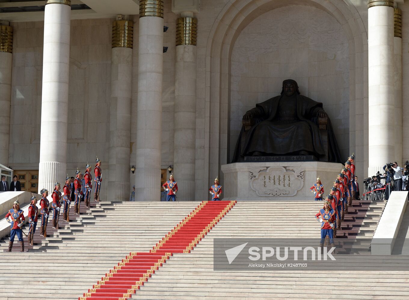 Vladimir Putin's working visit to Mongolia