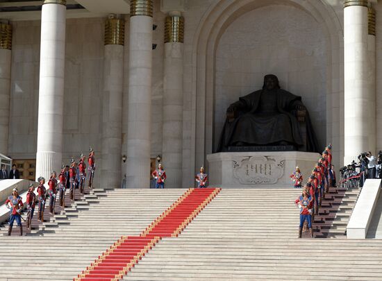 Vladimir Putin's working visit to Mongolia