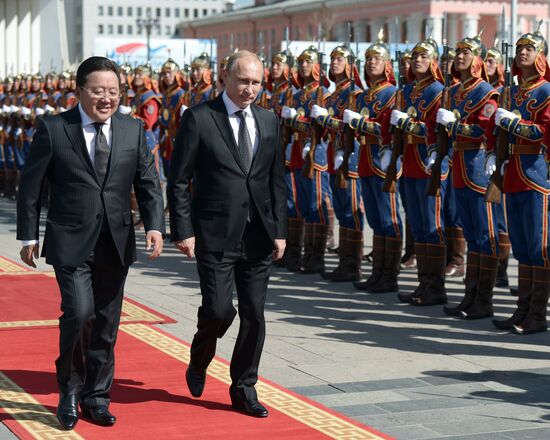 Vladimir Putin's working visit to Mongolia