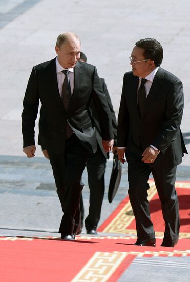 Vladimir Putin's working visit to Mongolia