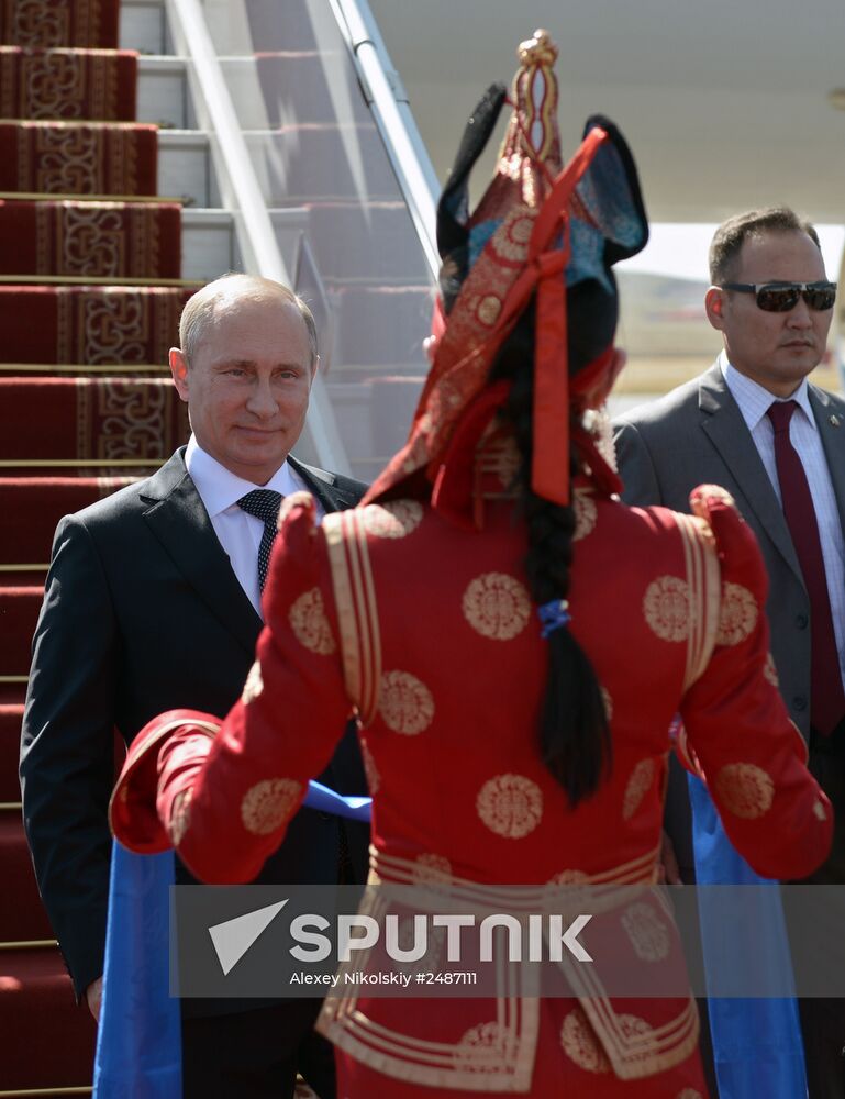 Vladimir Putin's working visit to Mongolia