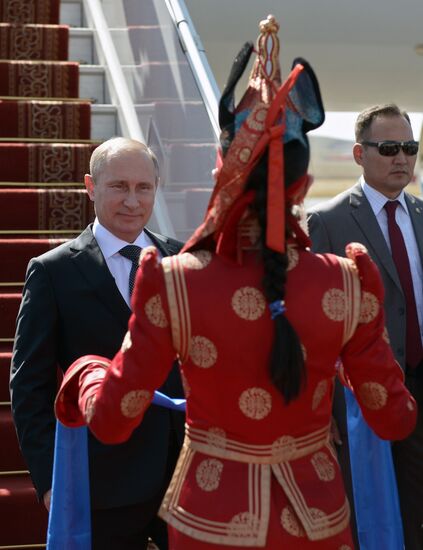 Vladimir Putin's working visit to Mongolia