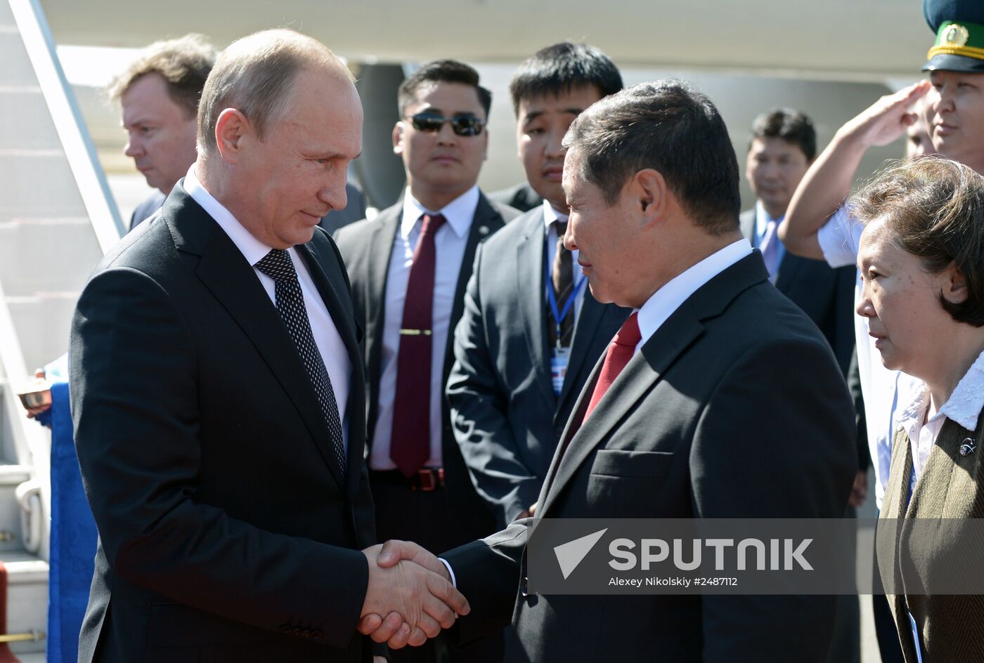 Vladimir Putin's working visit to Mongolia