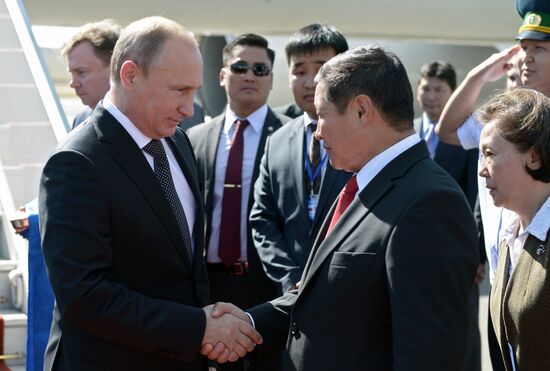 Vladimir Putin's working visit to Mongolia
