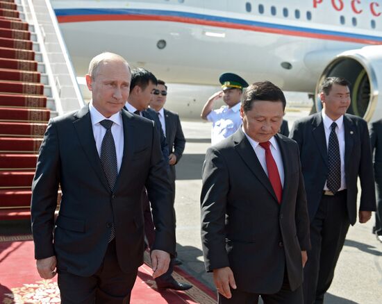 Vladimir Putin's working visit to Mongolia